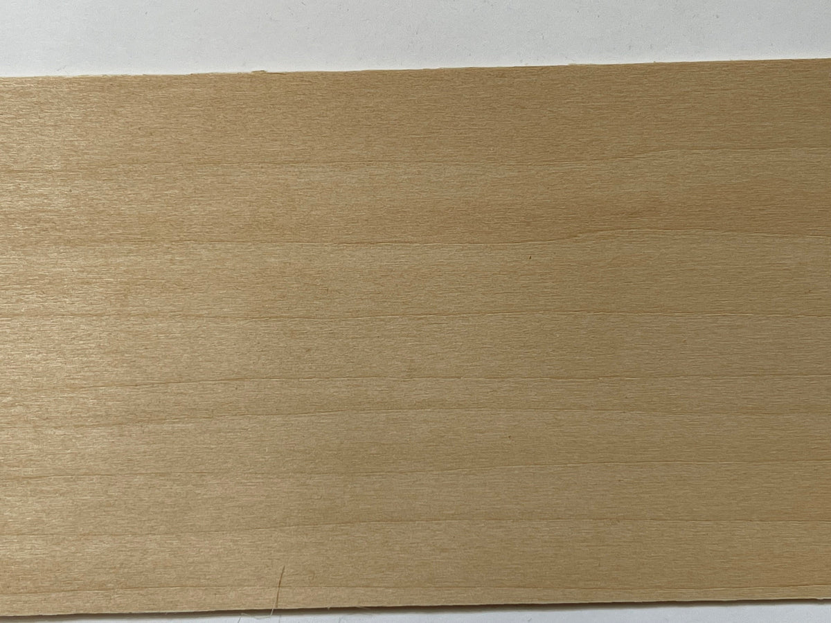 Miniature Oak Wood Sheet for Dollhouse Flooring and Walls, 12 x 3 x 1/32 inch