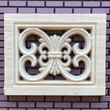 Dollhouse Rectangular Ornate Ceiling Rose - J051