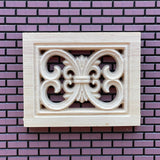 Dollhouse Rectangular Ornate Ceiling Rose - J051