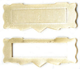 1:12 Dollhouse Miniature Mail Slot , Door Mail Slot , Closed Mail Slot , Brass Mail Slot Set of 2 J023