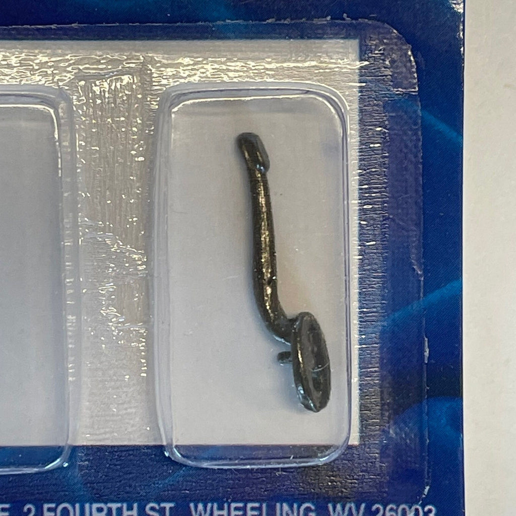 1:12 Scale Miniature Brass Door Handle Dollhouse Supply (gunmetal)
