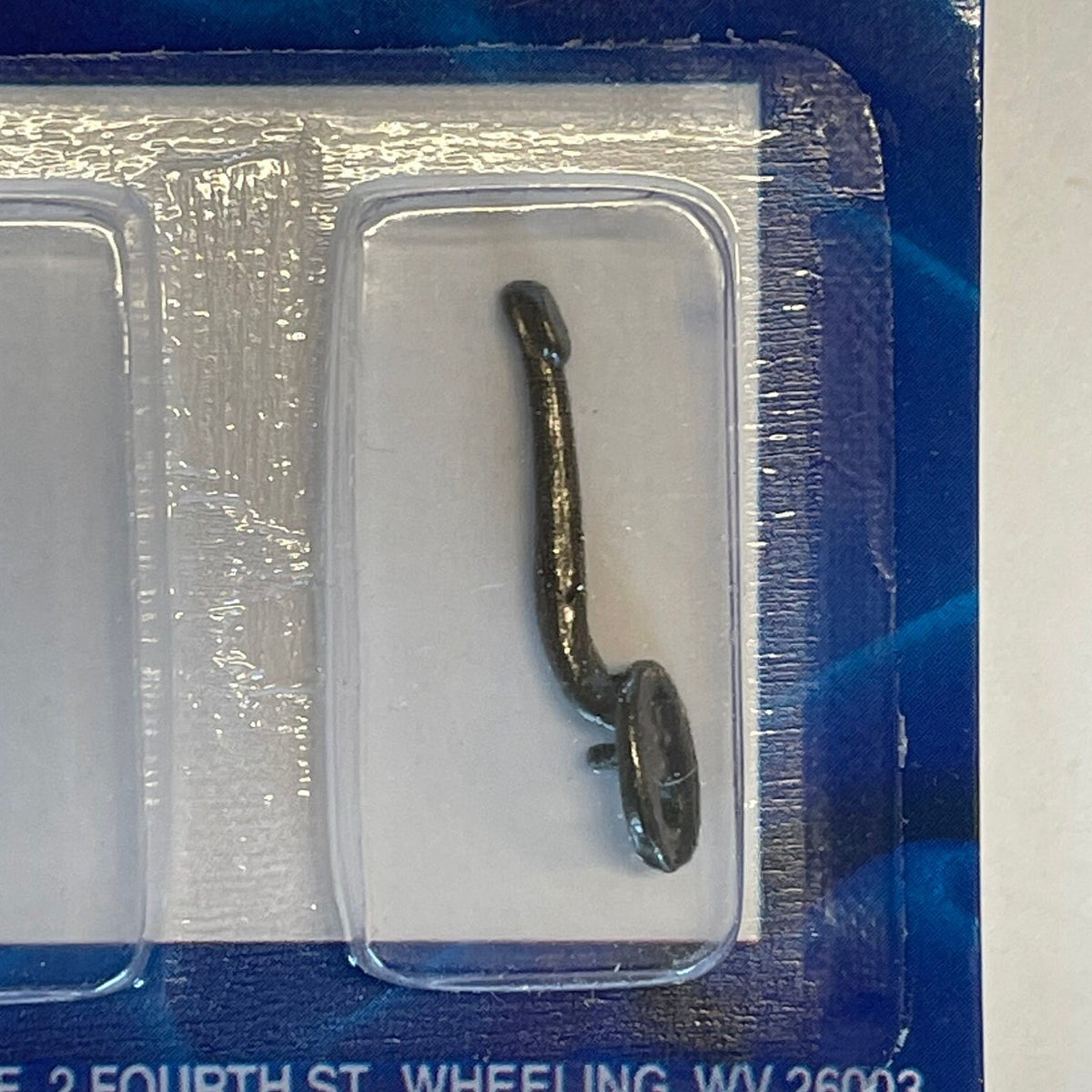 1:12 Scale Miniature Brass Door Handle Dollhouse Supply (gunmetal)
