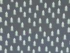 1:12 Scale Miniature Snowy Pine Tree Wallpaper, 18-1/8 x 10-1/4 inch, DIY Dollhouse Supply (gray)