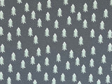 1:12 Dollhouse Supplies Snowy Pine Trees Wallpaper