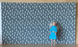 1:12 Dollhouse Supplies Snowy Pine Trees Wallpaper