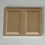 Miniature Door Panels Wainscoting Panel Dollhouse Panel Set of 2