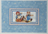 1:12 Miniature Assorted Printed Rugs Ann and Andy Mats Set of 5