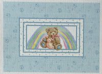 1:12 Miniature Assorted Printed Rugs Little Bear and Bunny Mats Set of 4