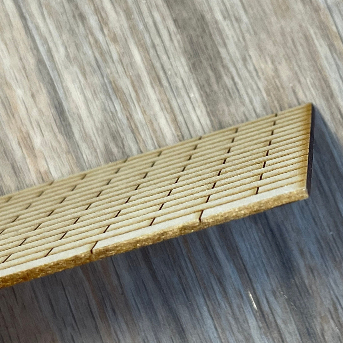 1:12 Scale Miniature Dollhouse Wood Brick Siding Panel, 21-1/2 inch long