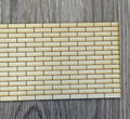 1:12 Scale Miniature Dollhouse Wood Brick Siding Panel, 21-1/2 inch long