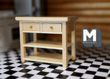 1:12 Dollhouse Supplies miniature Kitchen work table, kitchen island, kitchen countertop, kitchen cut table D103
