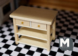 1:12 Dollhouse Supplies miniature Kitchen work table, kitchen island, kitchen countertop, kitchen cut table D103