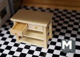 1:12 Dollhouse Supplies miniature Kitchen work table, kitchen island, kitchen countertop, kitchen cut table D103