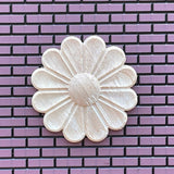 Dollhouse Leaf Ceiling Rose , Ceiling Medallions , Floral Ceiling Rose , Miniature Wall Flower Leaf - L - J051