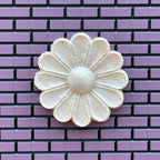 1:12 Scale Miniature Leaf Ceiling Rose, Floral Ceiling Medallion, Unfinished, Ready to Paint, 2-1/16 inch diameter (medium)