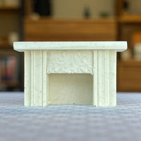 Unfinished Miniature Fireplace Decoration , 1.75 inch wide G099