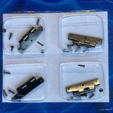 Dollhouse Supplies Miniature Brass Hinge with Nails 4 Knuckles 4 pack Door hinges Window hinges J024