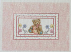 Miniatura a escala 1:12 de alfombras infantiles estampadas con osito y conejito, set de 4, 5-3/8 inch de ancho, suministros DIY para casa de muñecas