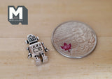 Dollhouse Supplies Miniature Metal Robot Figurine - G041