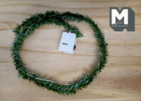 Miniature Christmas Garland Light Strip with 10 Mini LED Lights Battery Powered 17 Inch Long - I045