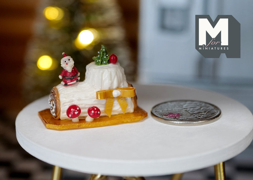 1:12 scale Dollhouse miniature Christmas Cake J027