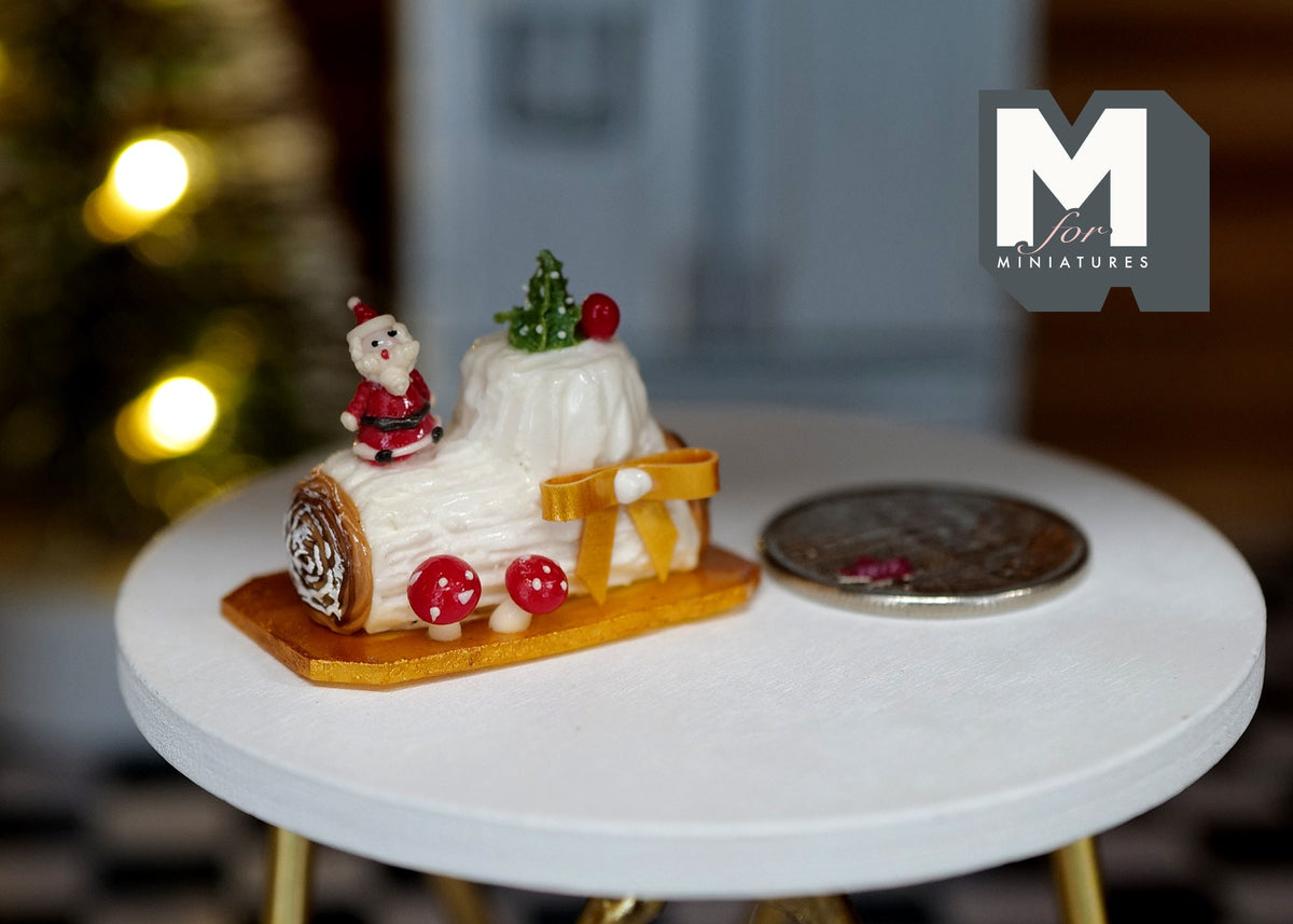 1:12 scale Dollhouse miniature Christmas Cake J027
