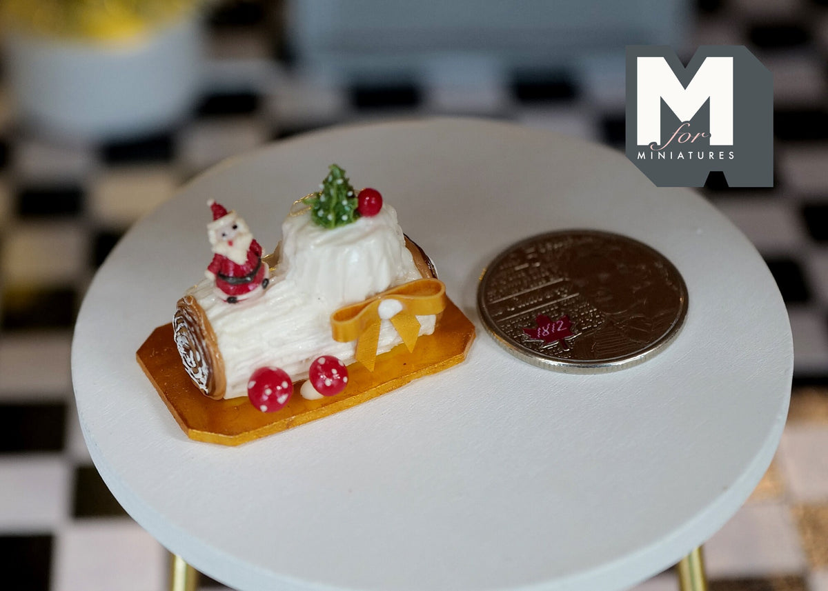 1:12 scale Dollhouse miniature Christmas Cake J027