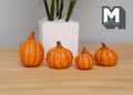 1:12 Scale Dollhouse Miniature Pumpkin Halloween Pumpkin Craft Set of 4 (Fake miniature) - B080