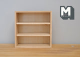 Dollhouse miniature unpainted furniture unfinished multipurpose storage 1 12th scale wooden shelf 7.5cm(L) x 3cm(W) x 7.5cm(H) - I007