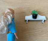 1:12 Dollhouse Supplies Miniature Wooden Wall Shelf - D030