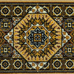 Dollhouse Miniature Large Size Area Rug , Real Wool Carpet 15" x 9"