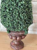 Dollhouse Supplies Topiary Plant with Round Base Pot 4 Inch Tall