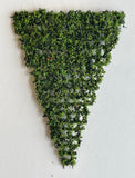 Dollhouse Supplies Miniature Flowering Trellis Plants / Vines 2 Inch Tall (Green) - I048