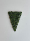 Dollhouse Supplies Miniature Flowering Trellis Plants / Vines 2 Inch Tall (Green) - I048