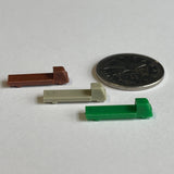 1:500 Scale Dollhouse Supplies Assorted Miniature Flatbed Trucks Set of 3 (Different Colors) - I034