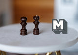 1:12 Dollhouse Supplies miniature salt & pepper shaker set of 2 (brown)(Plastic) - G068
