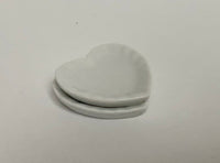 1:12 Dollhouse Miniature Plate set of 2 (white) - WS3D