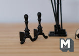 1:12 Dollhouse Supplies Miniature Fireplace Tool Set of 8 - F032