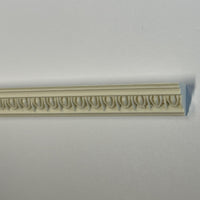 Dollhouse Ornate Molding Miniature Ornate Molding Unfinished 1 Inch Scale Dollhouse Trim Molding 19 inch long