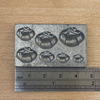 1:12 Scale Miniature Metal Croissant Mold, 7 Sizes, 1-3/4 inch long, DIY Dollhouse Supply