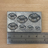 1:12 Miniature Metal Croissant Forming Mold 7 Different Size - J051