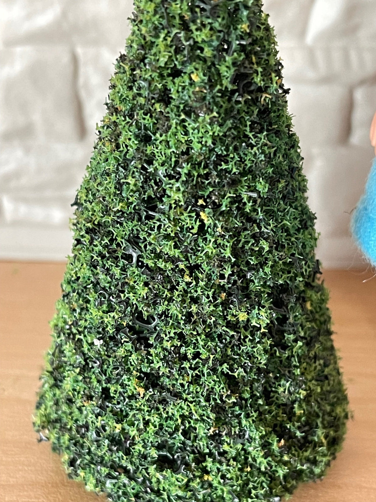 1:12 Scale Miniature Foam Evergreen Tree, Cone Shape, 3-1/2 inch tall, DIY Dollhouse Supply