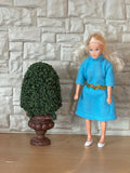 Dollhouse Supplies Topiary Plant with Round Base Pot 4 Inch Tall