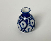 Dollhouse Vase 1:12 Scale Miniature Ceramic Flower Vase - A067