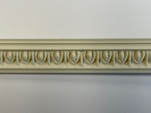 Dollhouse Ornate Molding Miniature Ornate Molding Unfinished 1 Inch Scale Dollhouse Trim Molding 19 inch long