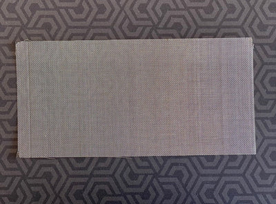 Miniature Stainless Steel Wire Mesh Sheet for Cabinet Doors, Screens and Fences, 7-7/8 x 3-15/16 inch, DIY Dollhouse Supply