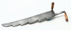 1:12 Scale Miniature Metal Hay Knife with Wood Handles, Serrated Blade, 3-1/8 inch long, DIY Dollhouse Supply
