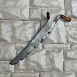 1:12 Dollhouse Supplies Miniature Metal Hay Knife with Wood Handles F080