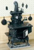 Dollhouse Miniature Classic Style Cook Stove Model Kit (Self assemble and paint) from Chrysnbon -H003