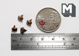 Dollhouse Miniature Cabinet Pulls Dresser Knobs Drawer Pulls Door Knobs Brass Bronze 4 Piece Pack (Z) A049